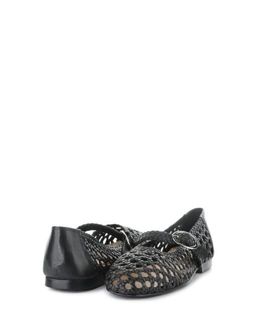 Bos. & Co. Black Wilda Mary Jane Flat