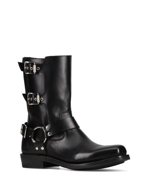 Frye Black Conway Moto Harness Boot for men