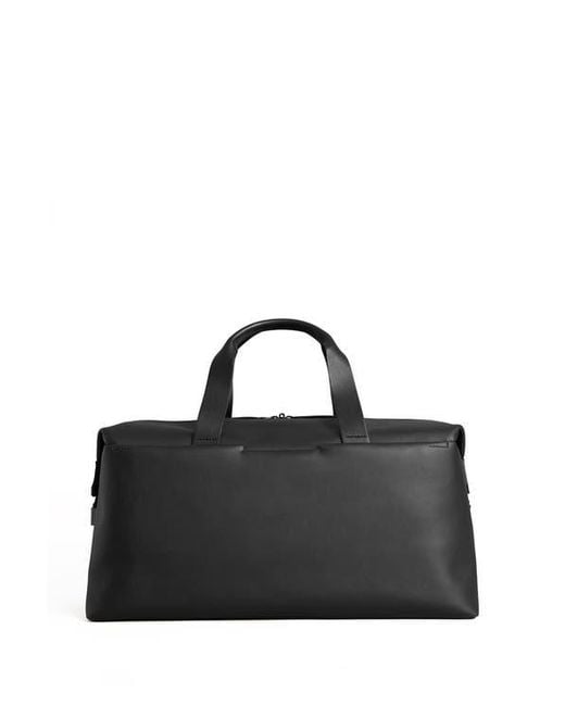 Troubadour Black Generation Leather Duffle