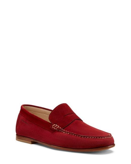 Stuart Weitzman Red Brady Penny Loafer for men