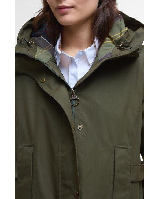 Barbour Black Bamburgh Hooded Waterproof Jacket