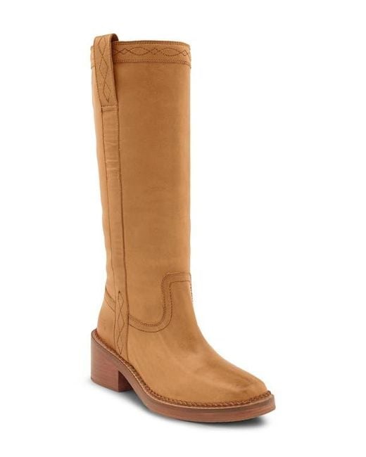 Frye Brown Kate Block Heel Boot