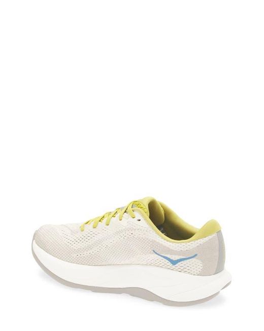 Hoka One One White Rincon 4 Running Shoe for men