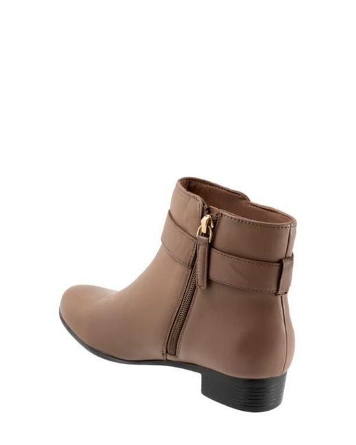 Trotters Brown Melody Bootie