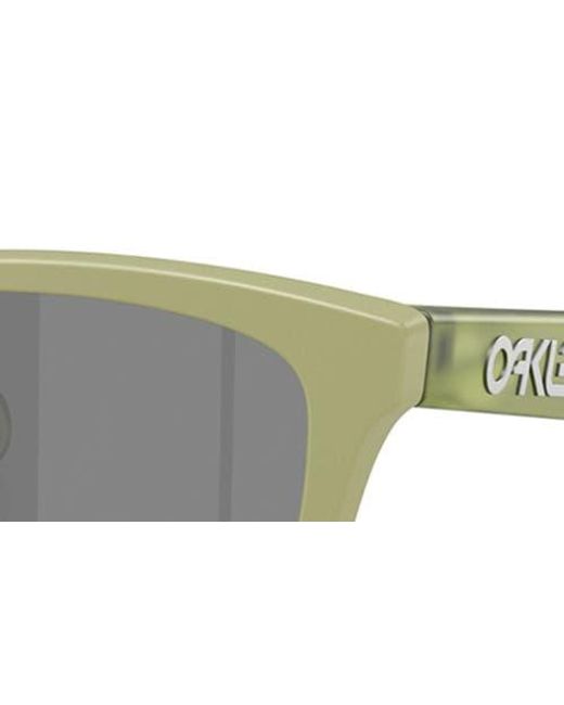 Oakley Gray Frogskins 54Mm Polarized Rectangular Sunglasses for men