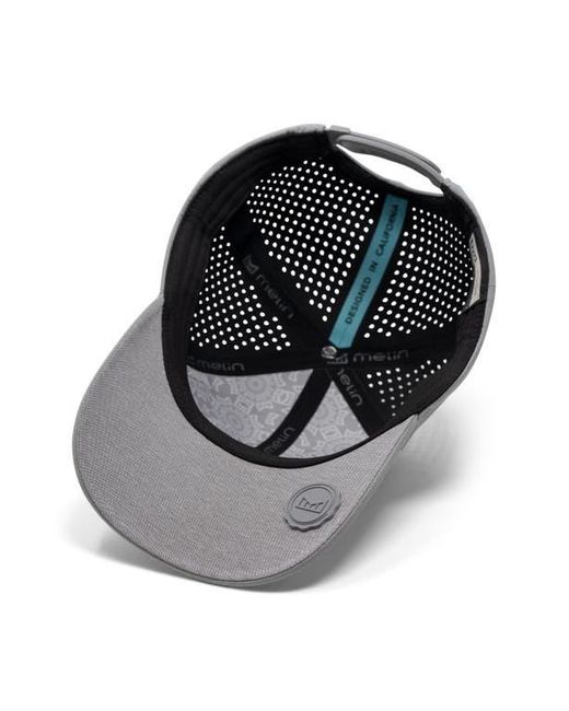 Melin Gray Hydrolite A-Game Performance Snapback Hat for men