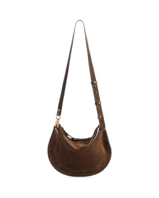 Isabel Marant Brown Oskan Soft Zipped Shoulder Bag