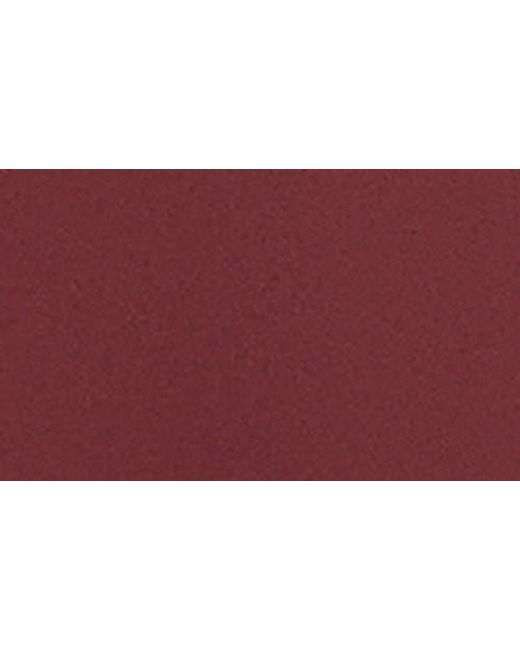 Donna Karan Red Long Sleeve Satin Faux Wrap Dress