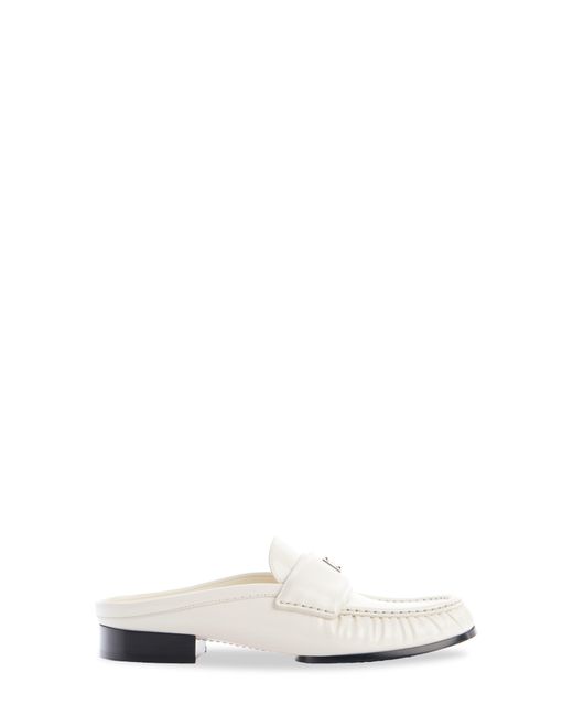 Givenchy White 4g Loafer Mule