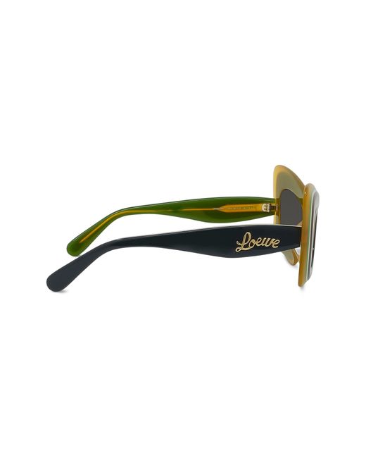 Loewe Black X Paula's Ibiza 50mm Butterfly Sunglasses