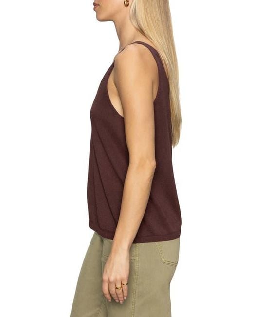 Sanctuary Purple V-Neck Knit Tank