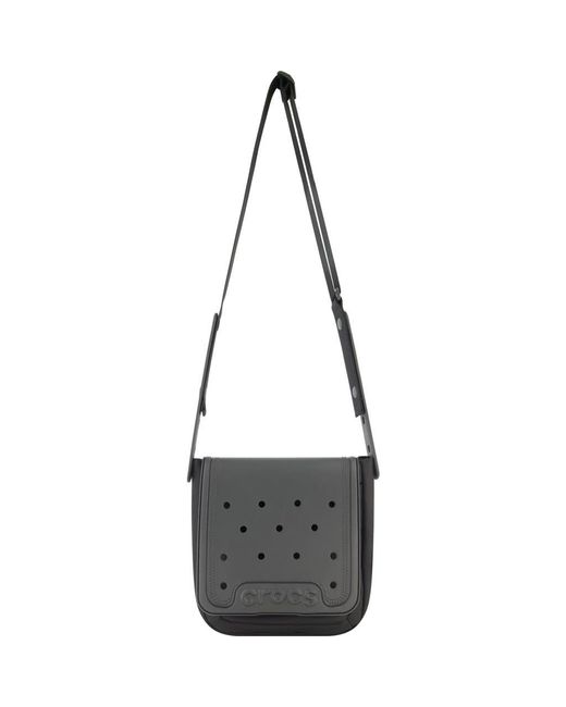 CROCSTM Black Classic Crossbody With Front Flap