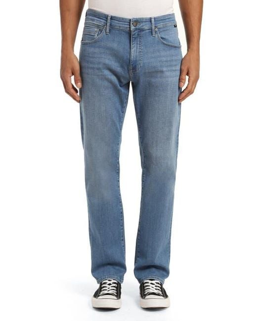 Mavi Zach Straight Leg Jeans in Blue for Men | Lyst