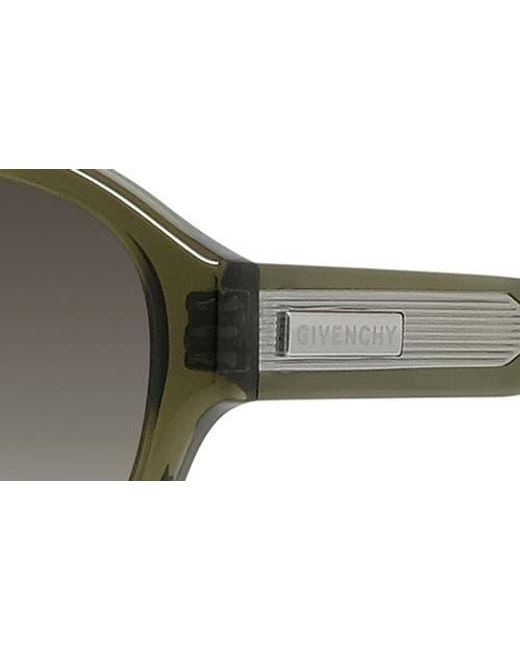 Givenchy Gray Day 55Mm Gradient Pilot Sunglasses