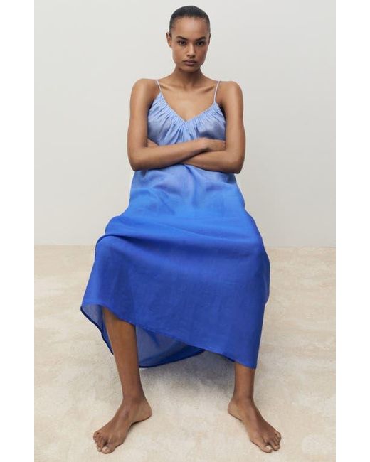 Mango Blue Ombré Ramie Nightgown