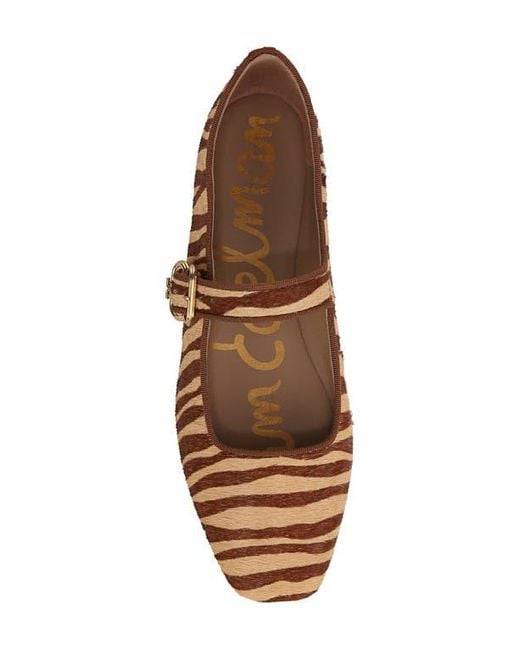 Sam Edelman Brown Michaela Mary Jane Flat