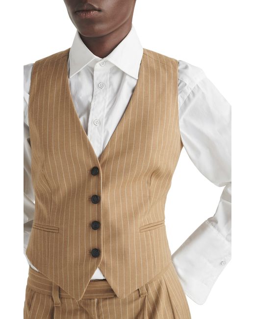 Rag & Bone Natural Priya Stripe Vest