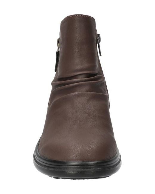 Easy Street Brown Lyra Bootie