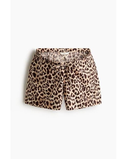 H&M Multicolor Mama Drawstring Shorts