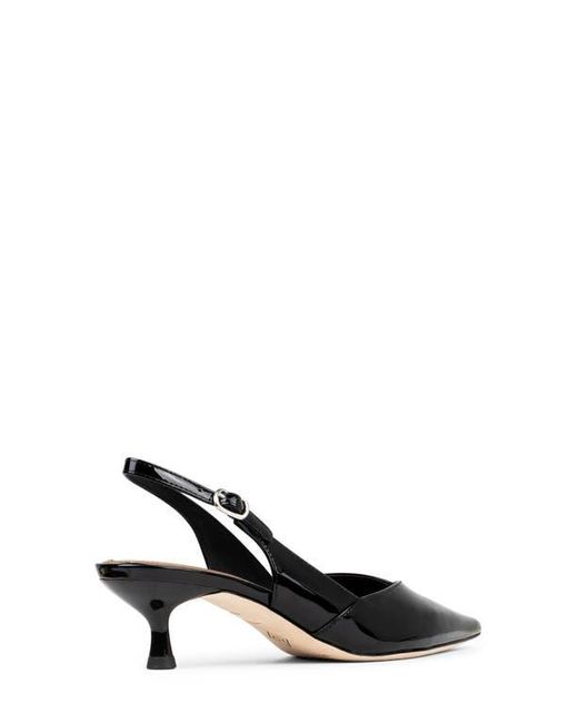 Donald J Pliner Black Pointed Toe Slingback Pump