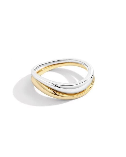 Mint & Lily White Organic Stacking Ring Set
