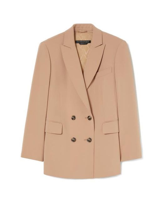 Marina Rinaldi Natural Fox Double Breasted Jacket