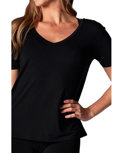 Tavi Black Everyday V-Neck Tee