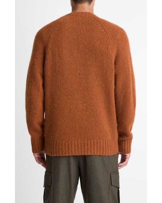 Vince Brown Donegal Raglan Sweater for men