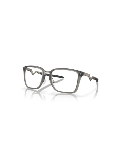 Oakley Gray 54Mm Rectangle Optical Glasses for men