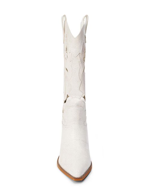 Matisse White Western Boot