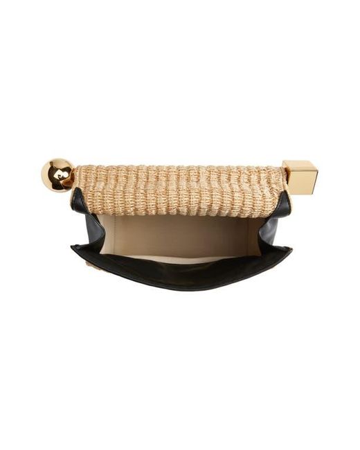 Jacquemus Multicolor La Pochette Rond Carré Raffia Clutch