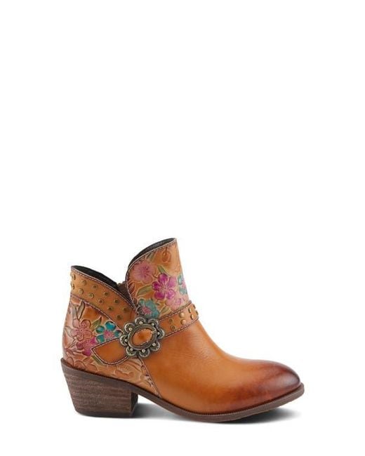 Spring Step Brown Daintylady Bootie