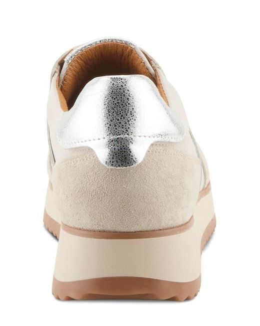 Spring Step White Compter Sneaker