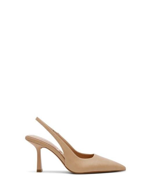 Anne Klein Natural Itzy Pointed Toe Slingback Pump