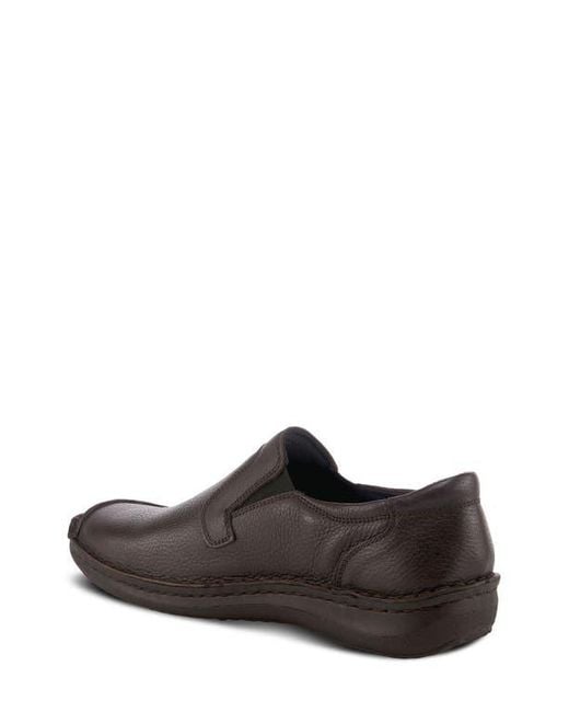 Spring Step Brown Niccolo Moc Toe Loafer for men