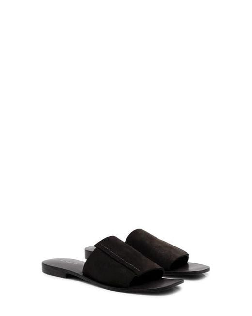 Free People Black Verona Slide Sandal