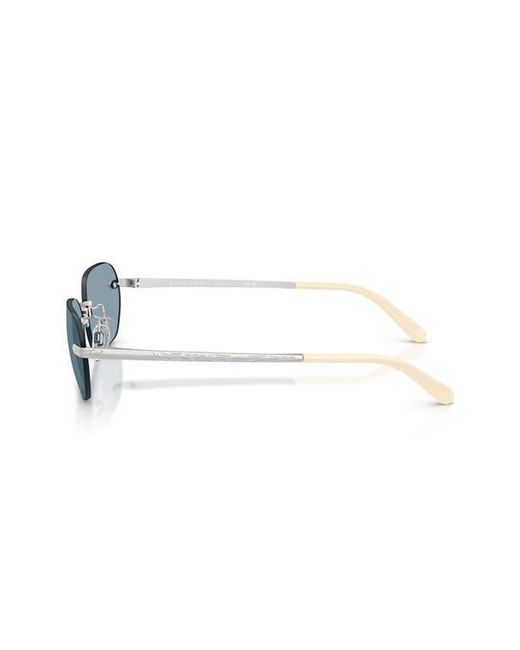 Ralph Lauren Blue 59Mm Rectangular Sunglasses