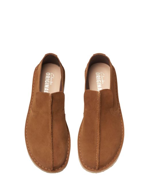 Clarks Brown Clarks(r) Desert Mosier Slip-on Shoe for men