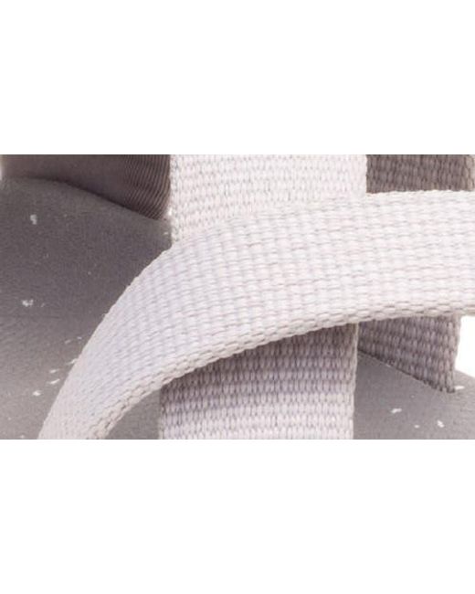 Chaco White Cushz Sandal