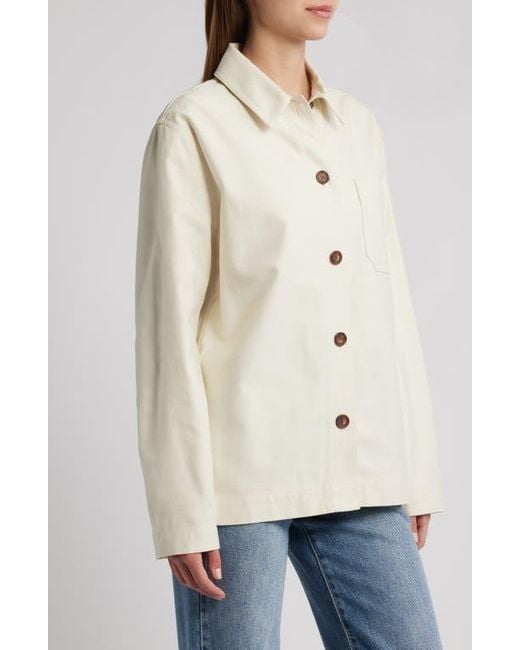 Rag & Bone White Savannah Shirt Jacket