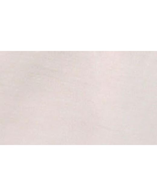 Madewell White Lace Inset Pintucked Henley Top