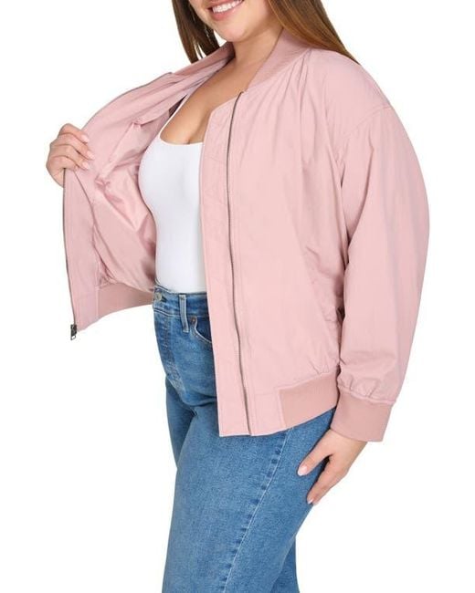 Levi's Blue Relaxed Bomber Jacket