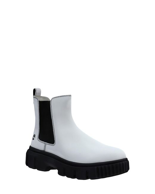 timberland greyfield boots white