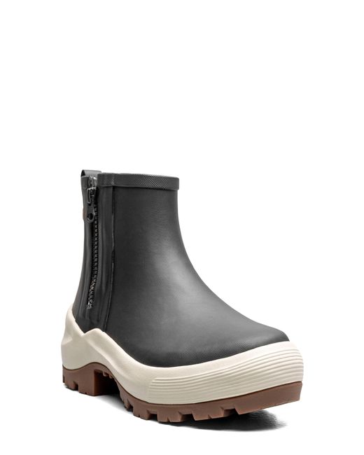 Bogs Black Piper Zip Rain Bootie