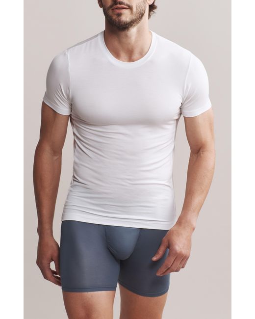 Rhone White C.O.R. Crewneck Undershirt for men