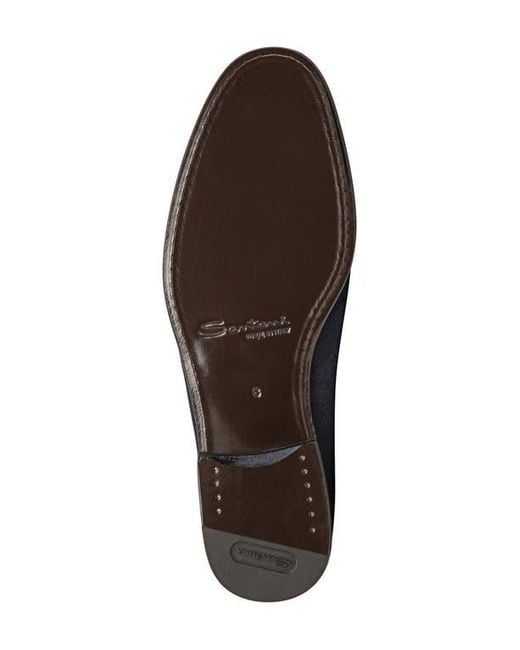 Santoni Black Ikangia Penny Loafer for men