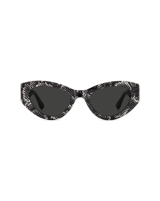 Stuart Weitzman Black 52Mm Cat Eye Sunglasses