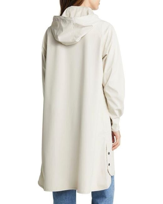 Ilse Jacobsen Blue Hooded Raincoat