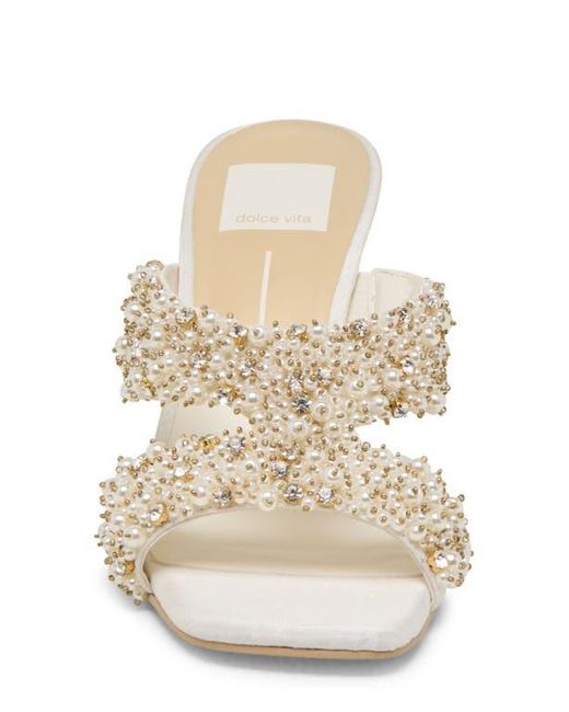 Dolce Vita Natural Gitel Rhinestone Sandal