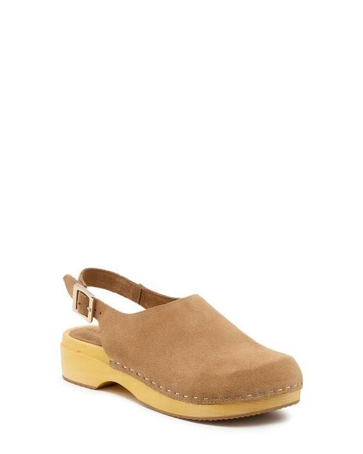 Kelsi Dagger Brooklyn Natural Nash Slingback Platform Clog
